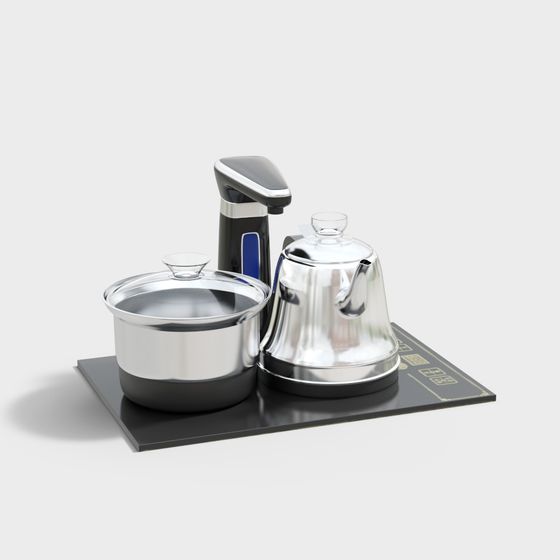 Modern Kitchen Appliances 3D model Set