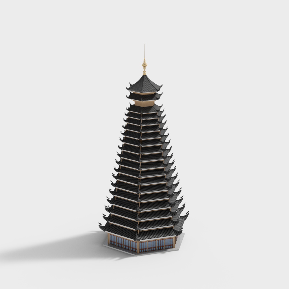 Chinese ancient architectural tower