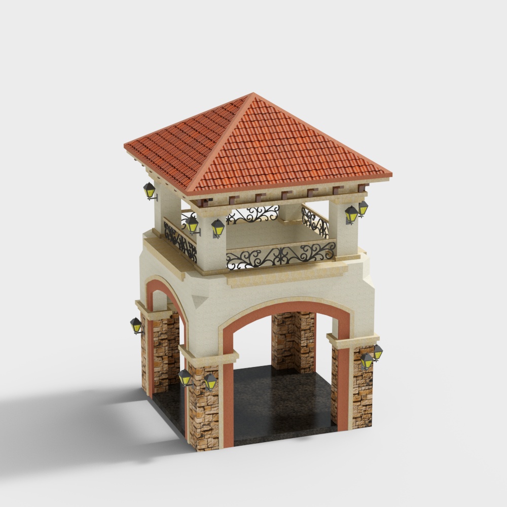 Chinese ancient architectural tower