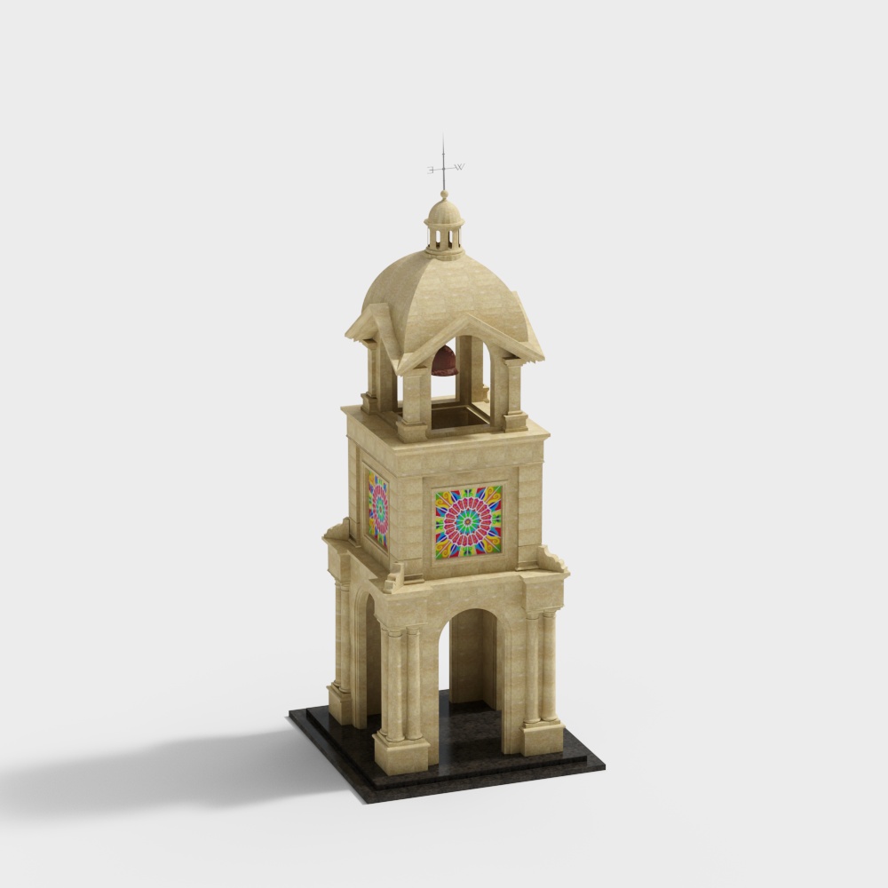 Heritage Clock Tower 3D model