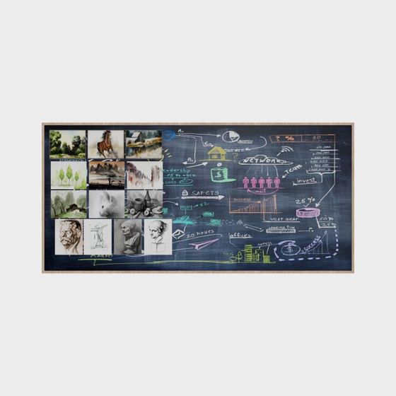 Mind Map Blackboard 3D model