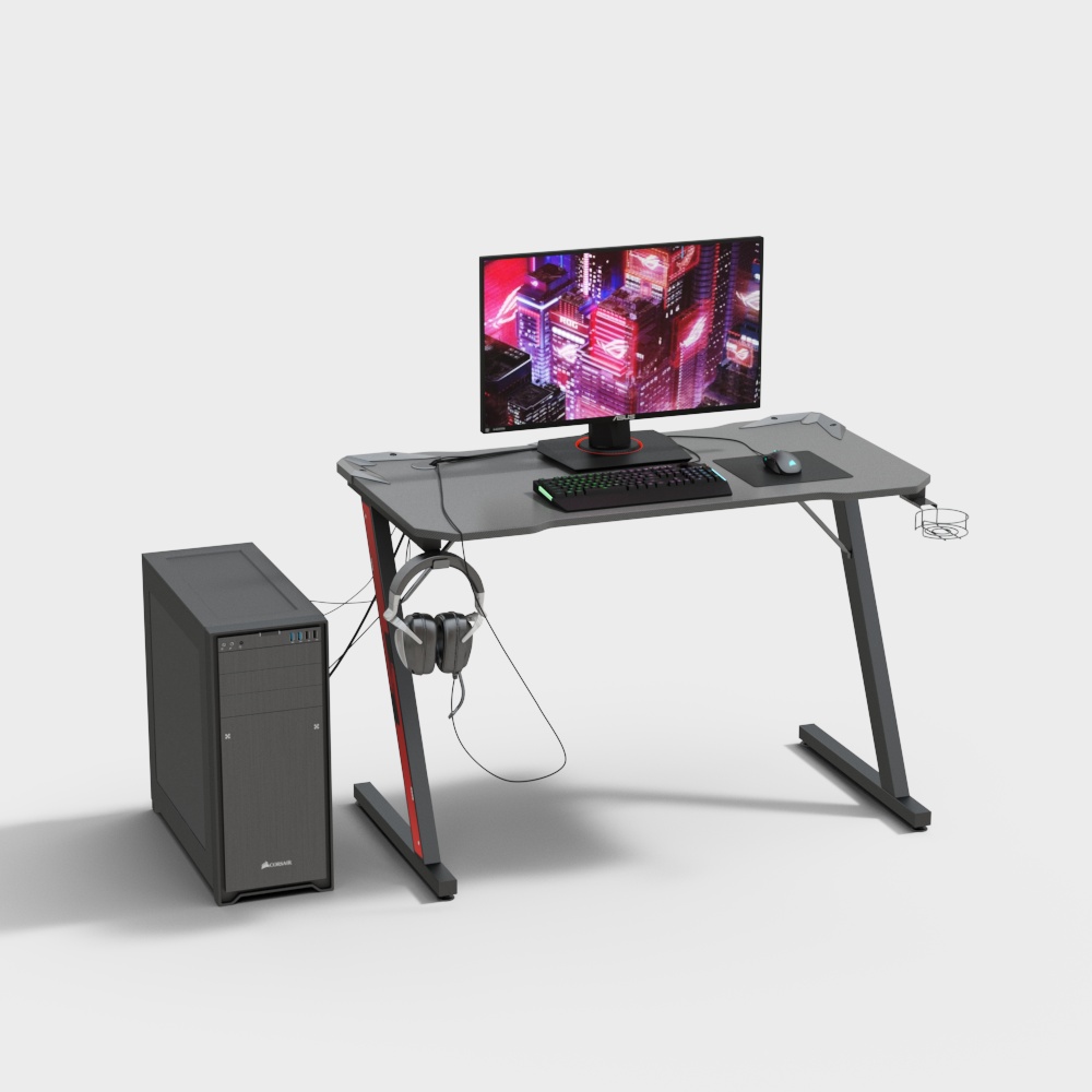 Internetcafé Computer Kombination