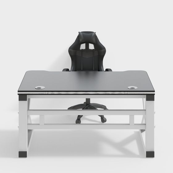 Ensemble table et chaises de café internet