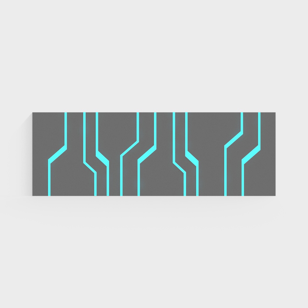 Future Circuit Board 3D model