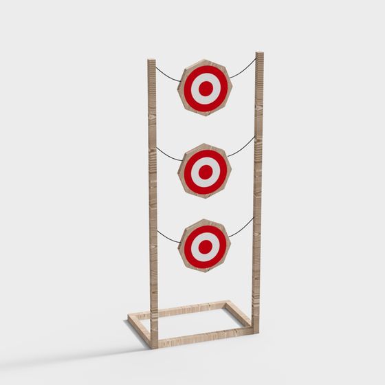 Target Stand 3D model with Realistic Design