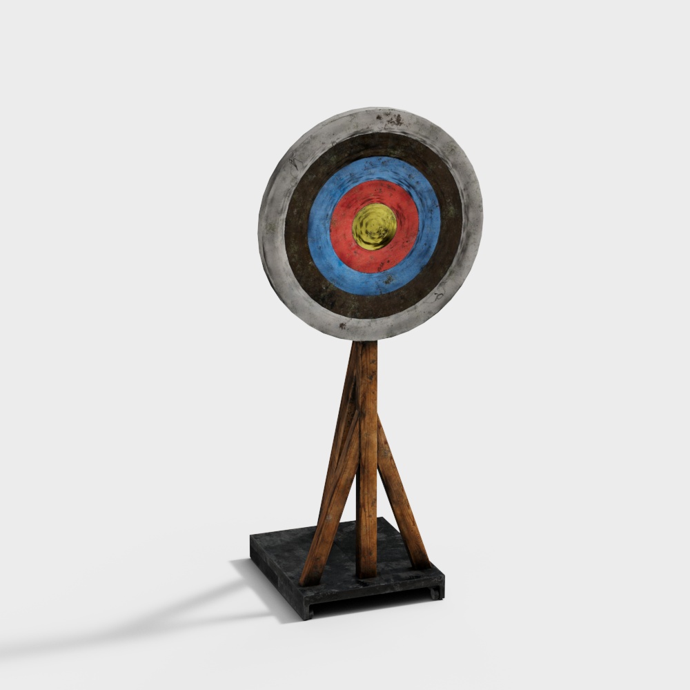 Vintage Target 3D Model for Creative Projects
