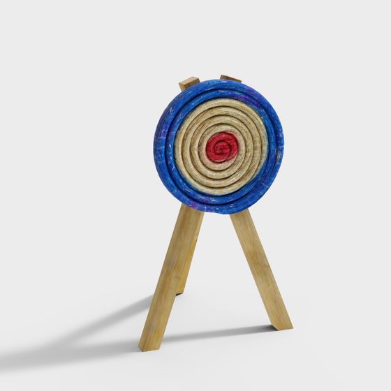 Unique Target 3D Model for Creative Projects