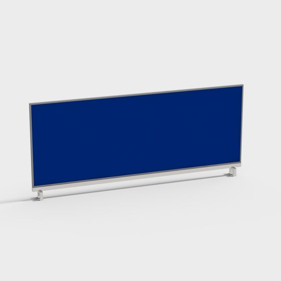 Sleek Minimalist Partition Wall 3D model