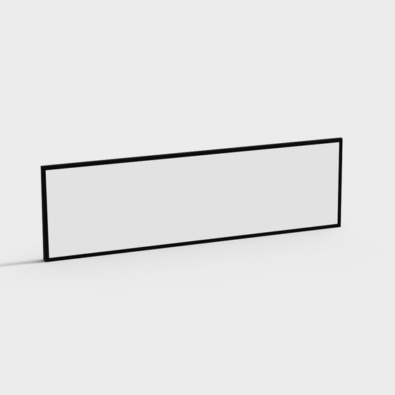 Rectangular Mirror 3D Model