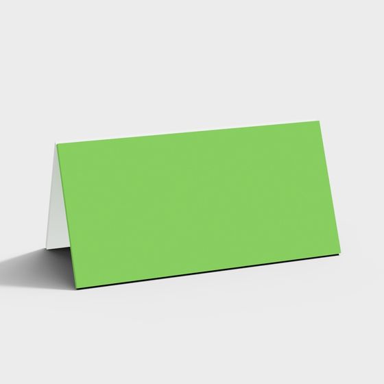 Modern Minimalist 3D Desk Sign Model