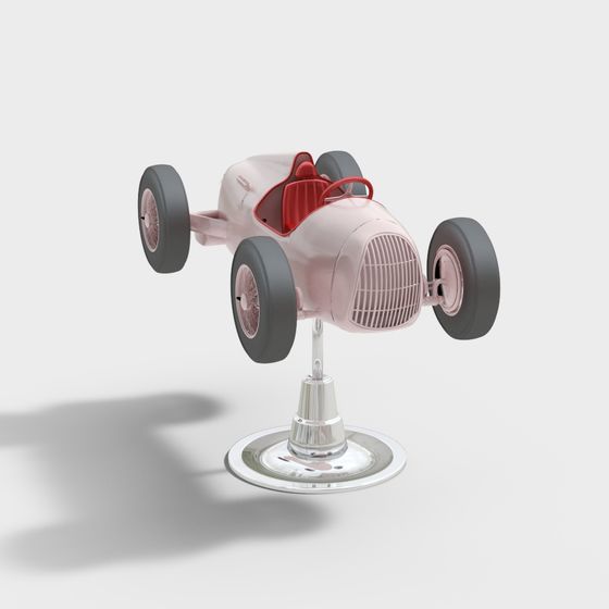 Retro Racing Car 3D model for Creative Projects