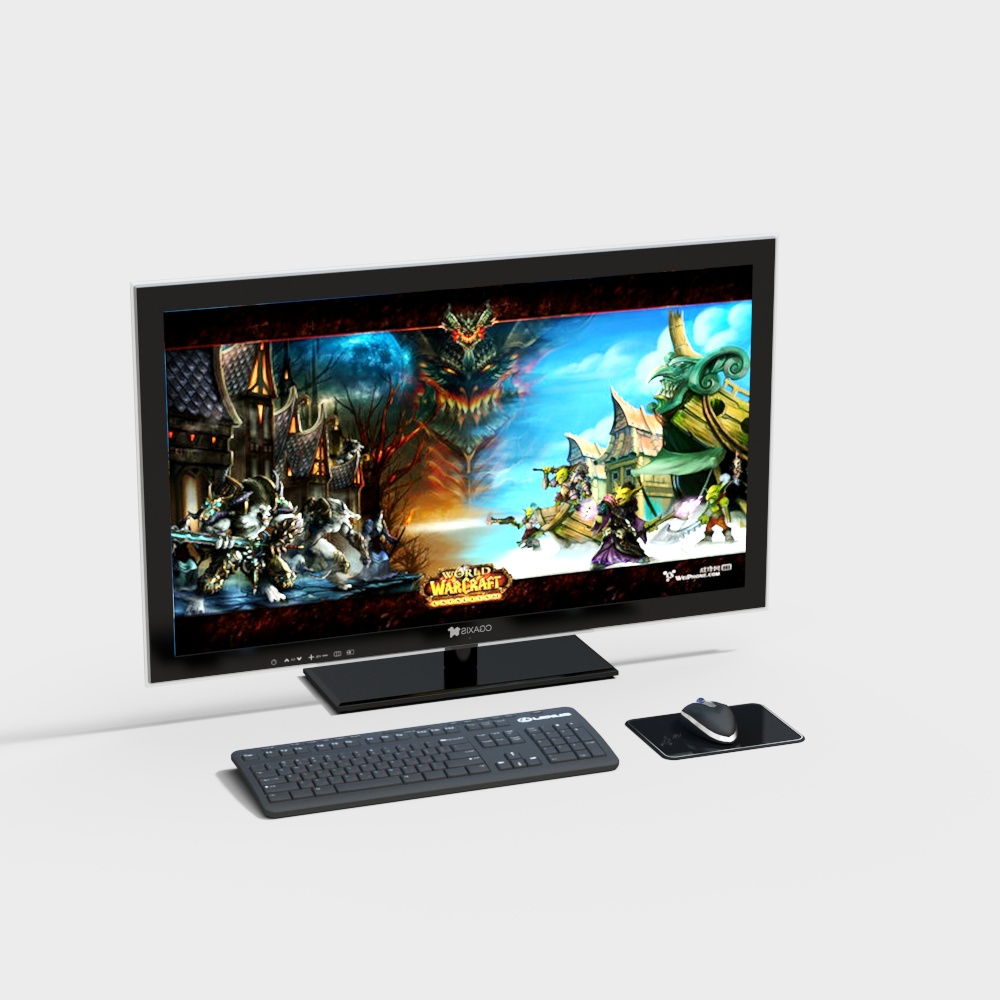 Internet cafe computer combination