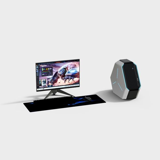 Gamer’s Dream Setup 3D model