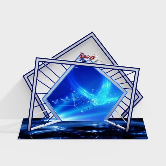 Quantum Portal 3D model for Time Travel