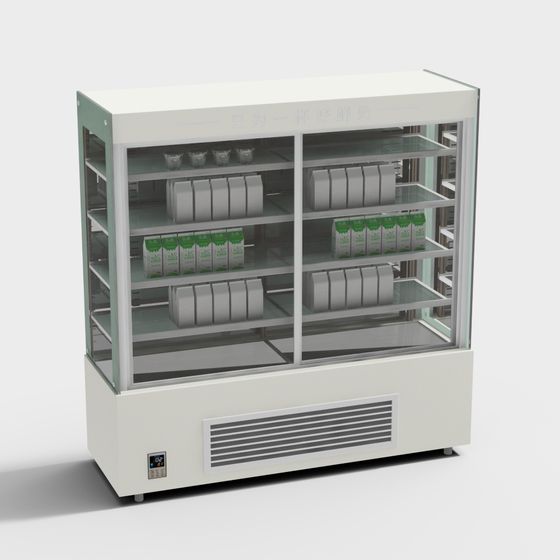 Modern Milk Display Cabinet 3D model