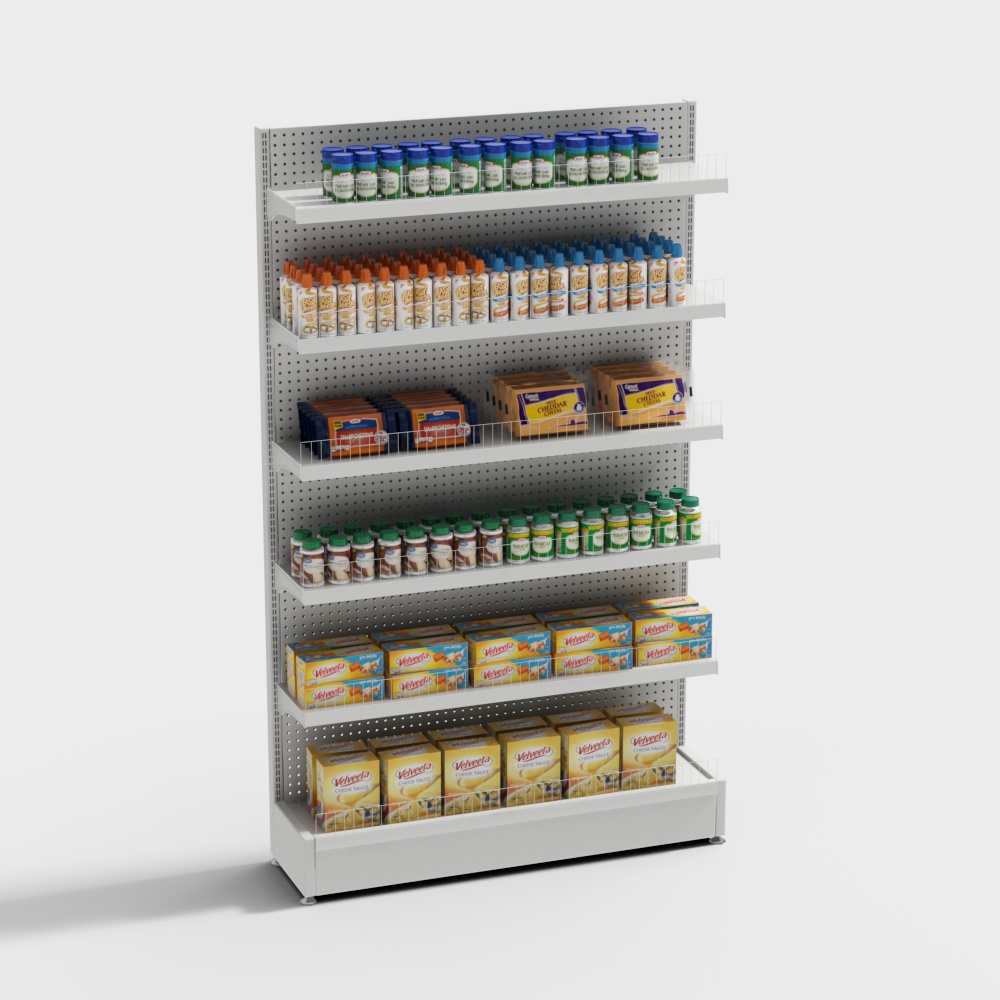 Wall milk shelves