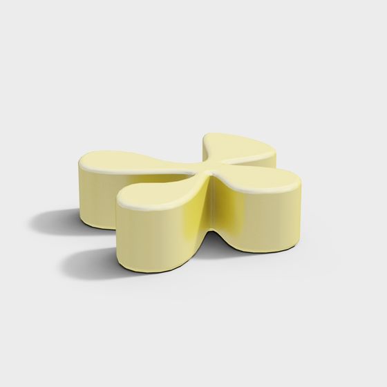 Unique Petals Seat 3D model for Creative Spaces