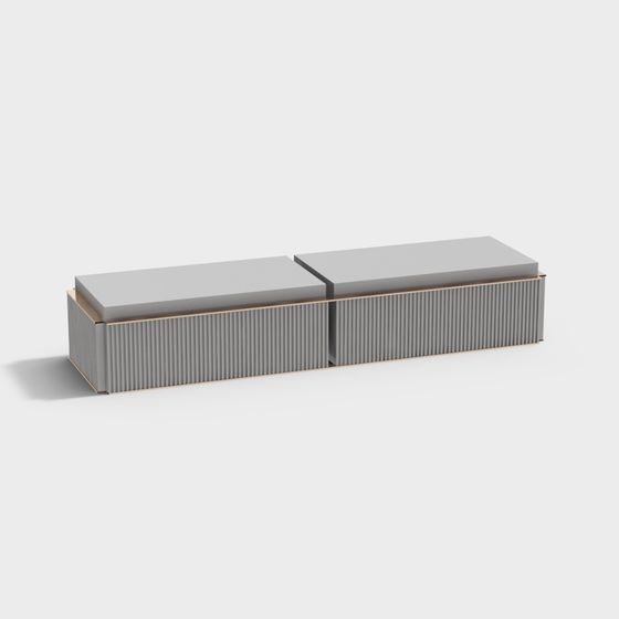 Urban Bench 3D model
