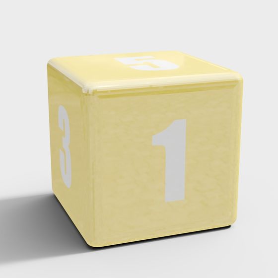 Lucky Dice 3D model for Creative Projects