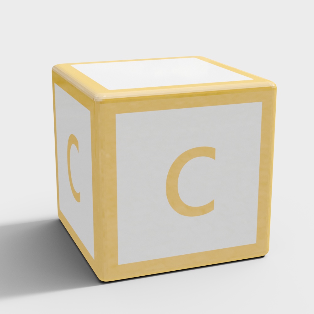 Ghế chữ sáng tạo màu sắc