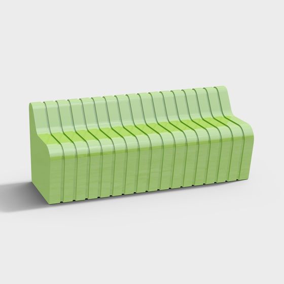 ที่นั่งสาธารณะแบบสร้างสรรค์ที่หลากสี