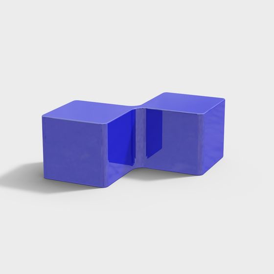 Stylish Origami Chair 3D model for Creative Spaces