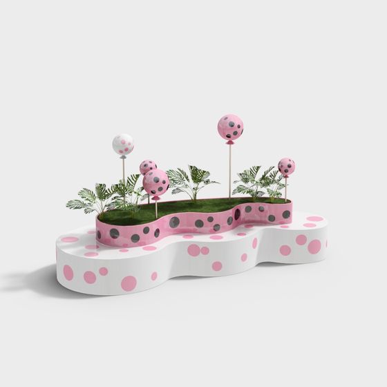 Ghế công cộng sáng tạo nhiều màu sắc