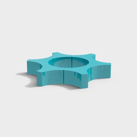 Starburst Bracket 3D model for Creative Projects