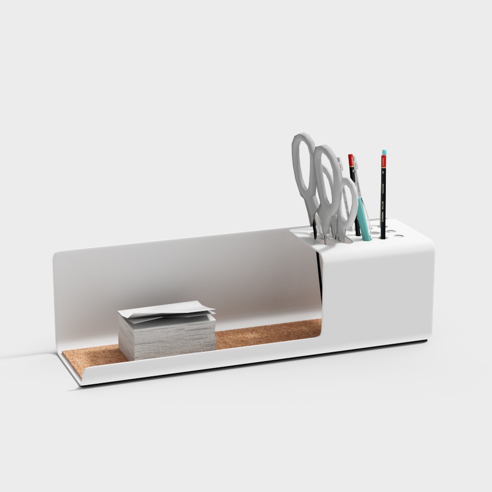 Multifunctional Office Storage Rack 3D model