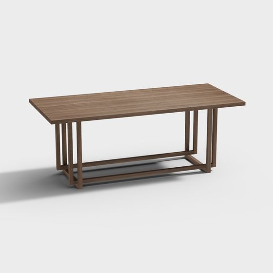 Urban Light Long Table 3D model