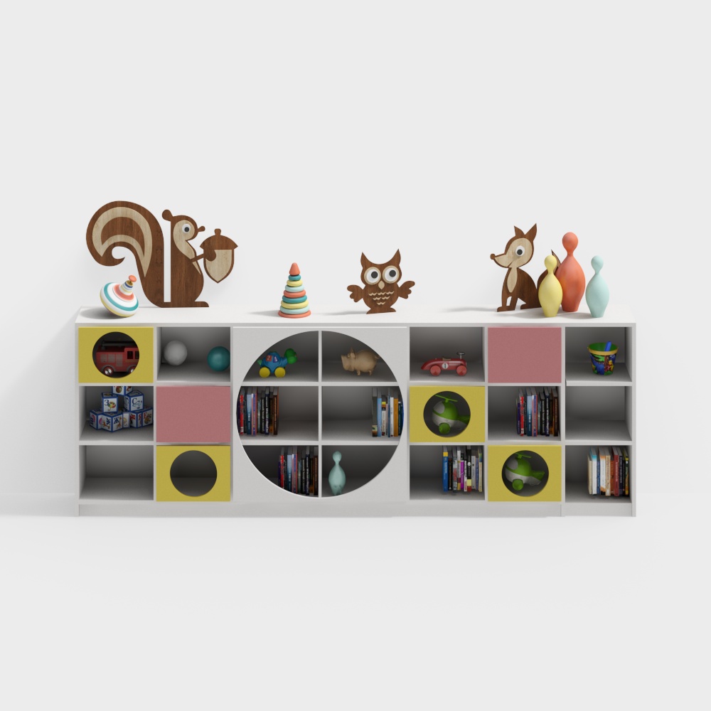 Children's toy cabinet