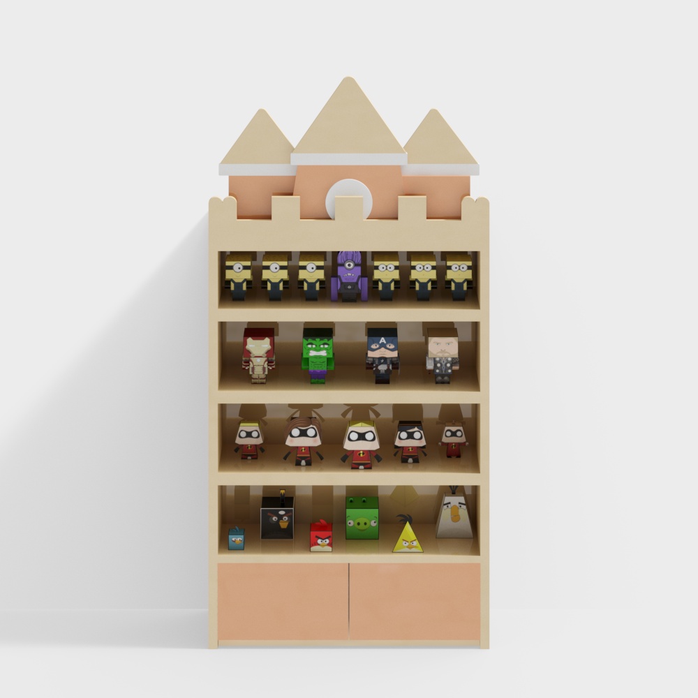 Shelf Cabinet Combined Cabinet