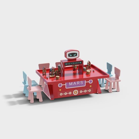 Mars Discovery Table 3D model for Creative Projects
