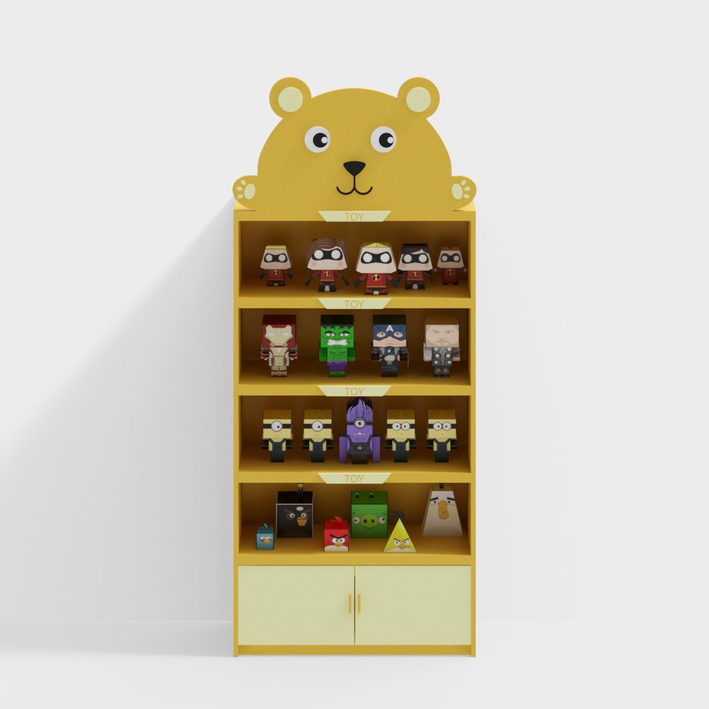 Gabinete de juguetes para niños