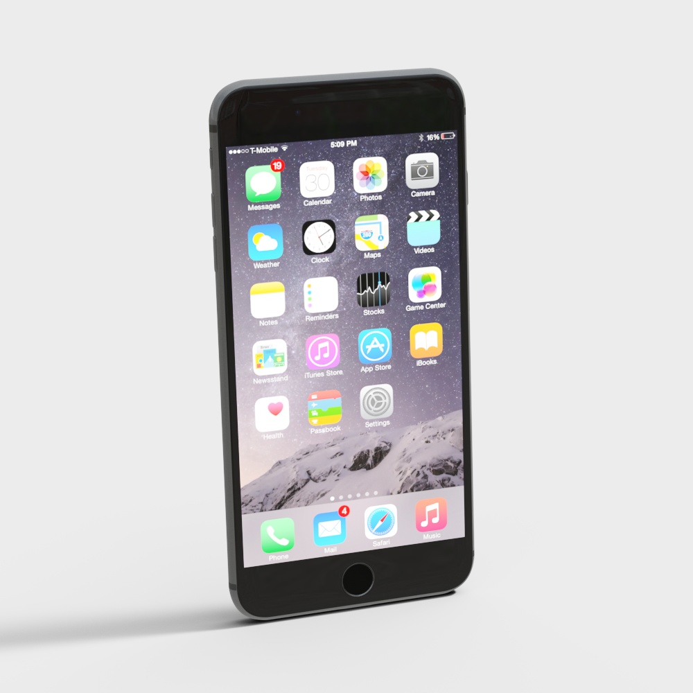 Sleek Modern Smartphone 3D model