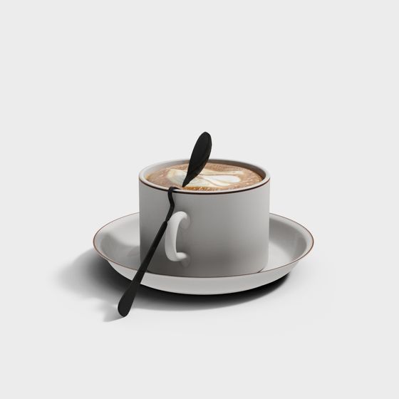 Warm Coffee Moments 3D model for Creative Spaces