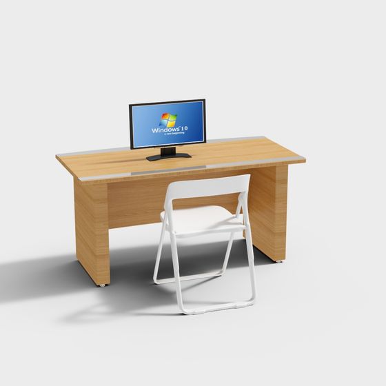Modern Work Corner 3D model for Creative Spaces