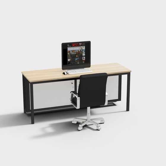 Urban Workspace 3D model for Modern Offices