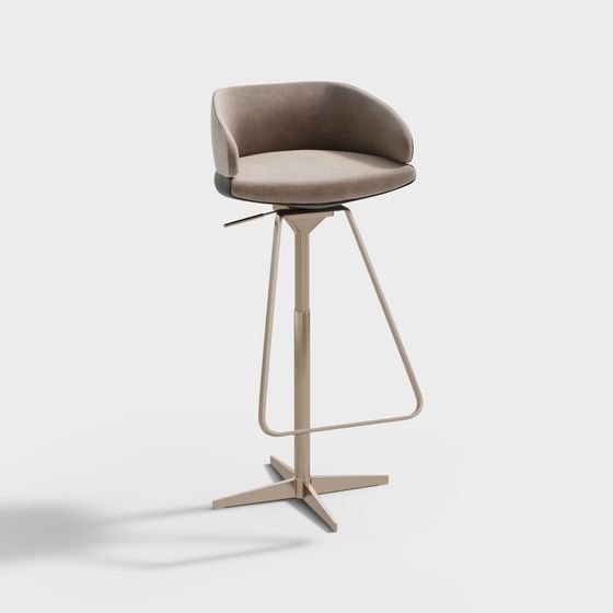 Urban Elegance Bar Stool 3D model