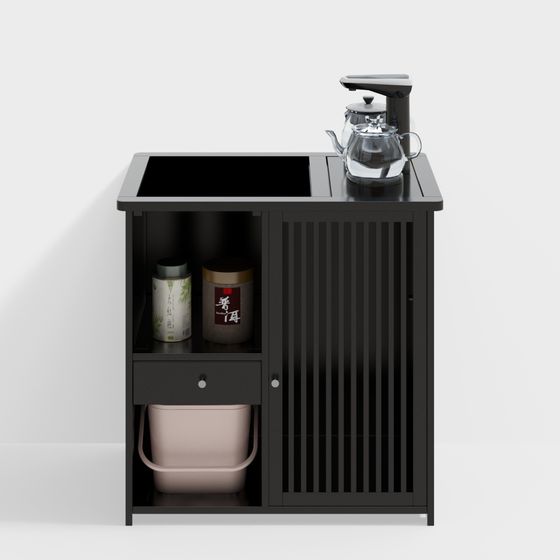 Tea Room Corner Cabinet 3D model