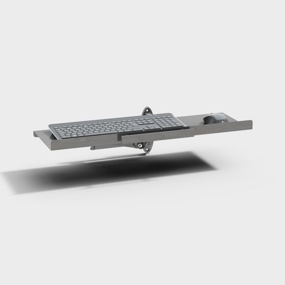 Low-Poly Keyboard Stand 3D model for Creative Projects