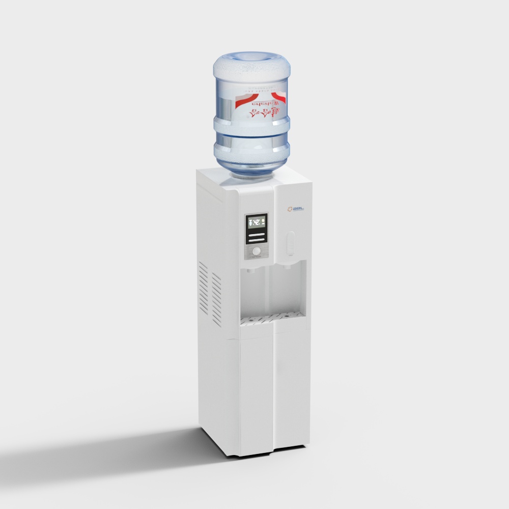 Low Poly Stylish Water Dispenser 3D model
