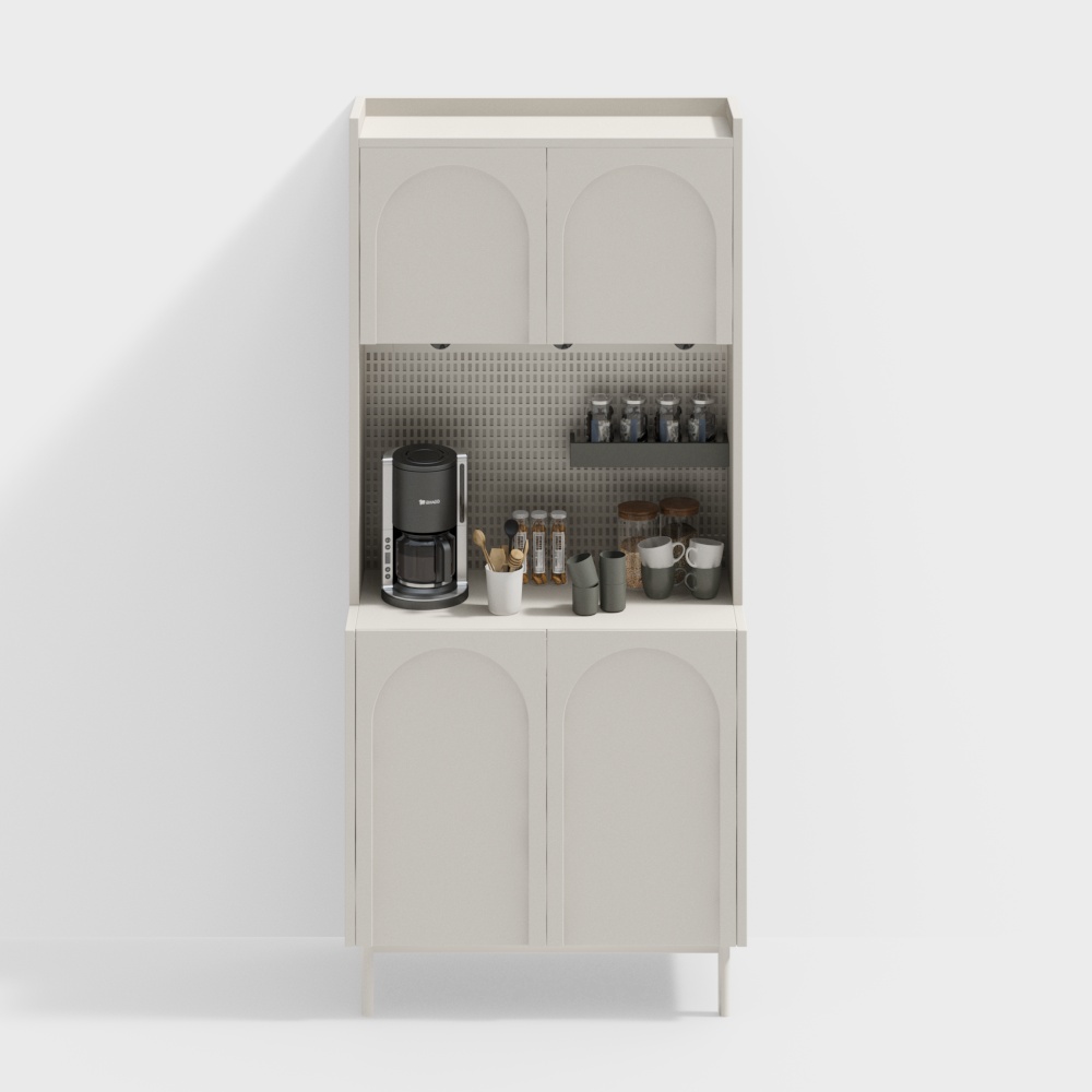 식료품 저장용 사이드 캐비닛