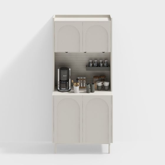 식료품 저장용 사이드 캐비닛