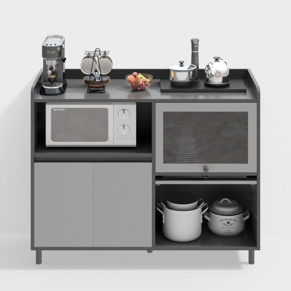 Side cabinet in the pantry