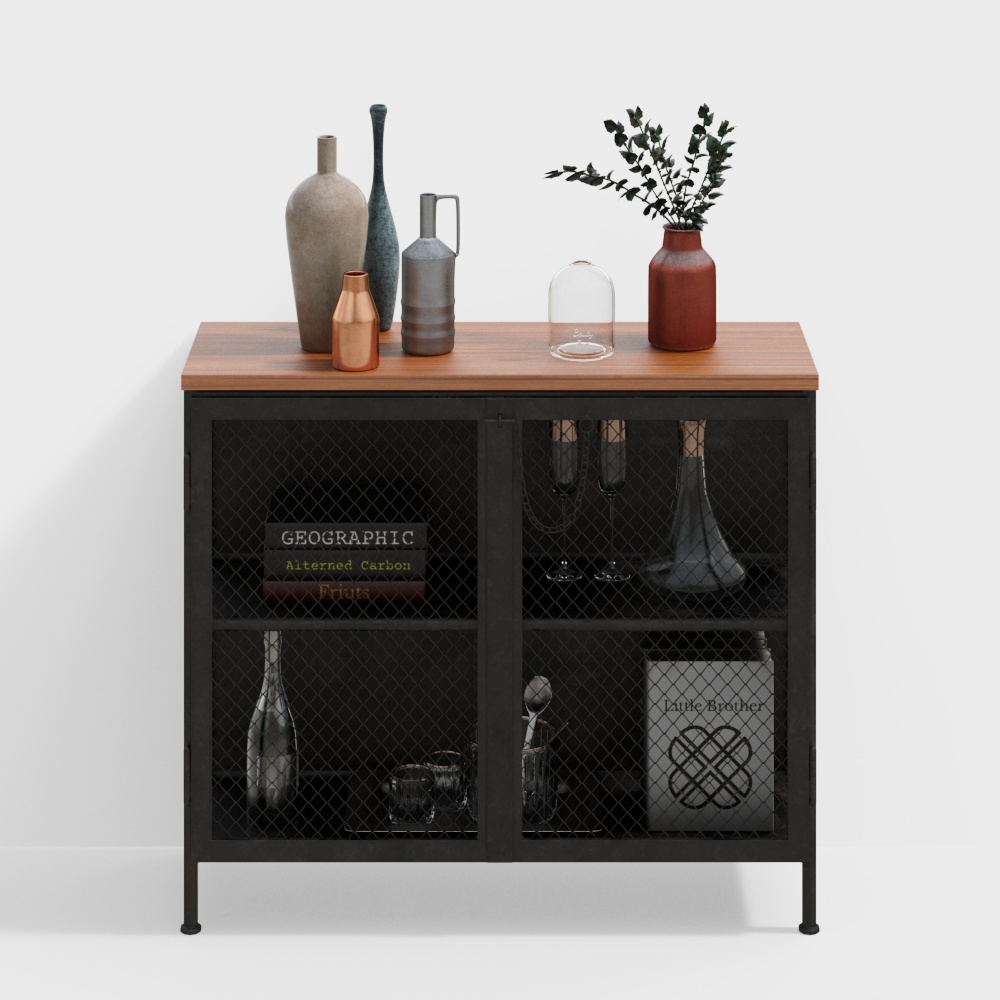 Side cabinet in the pantry