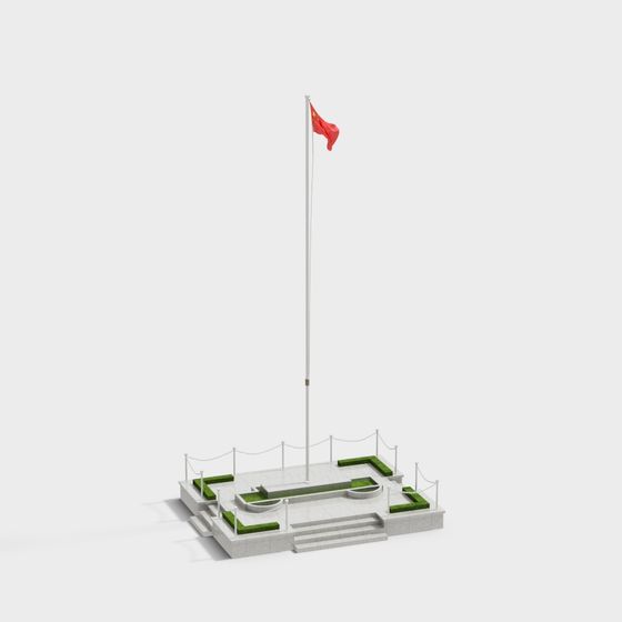 Sovereign Flagpole 3D Model for Inspiring Designs