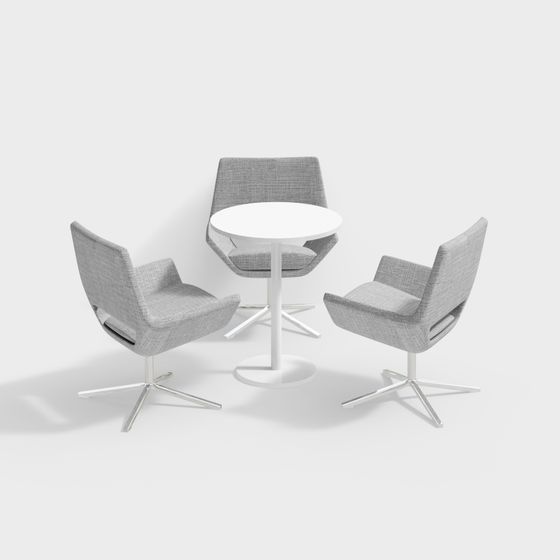 Urban Lounge 3D model for Modern Spaces