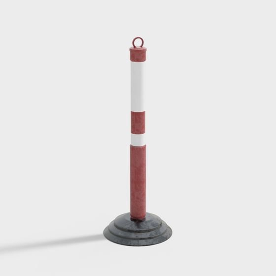 Urban Boundary Traffic Barrier 3D model for Creative Projects