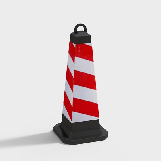Low-Poly Traffic Cone 3D model